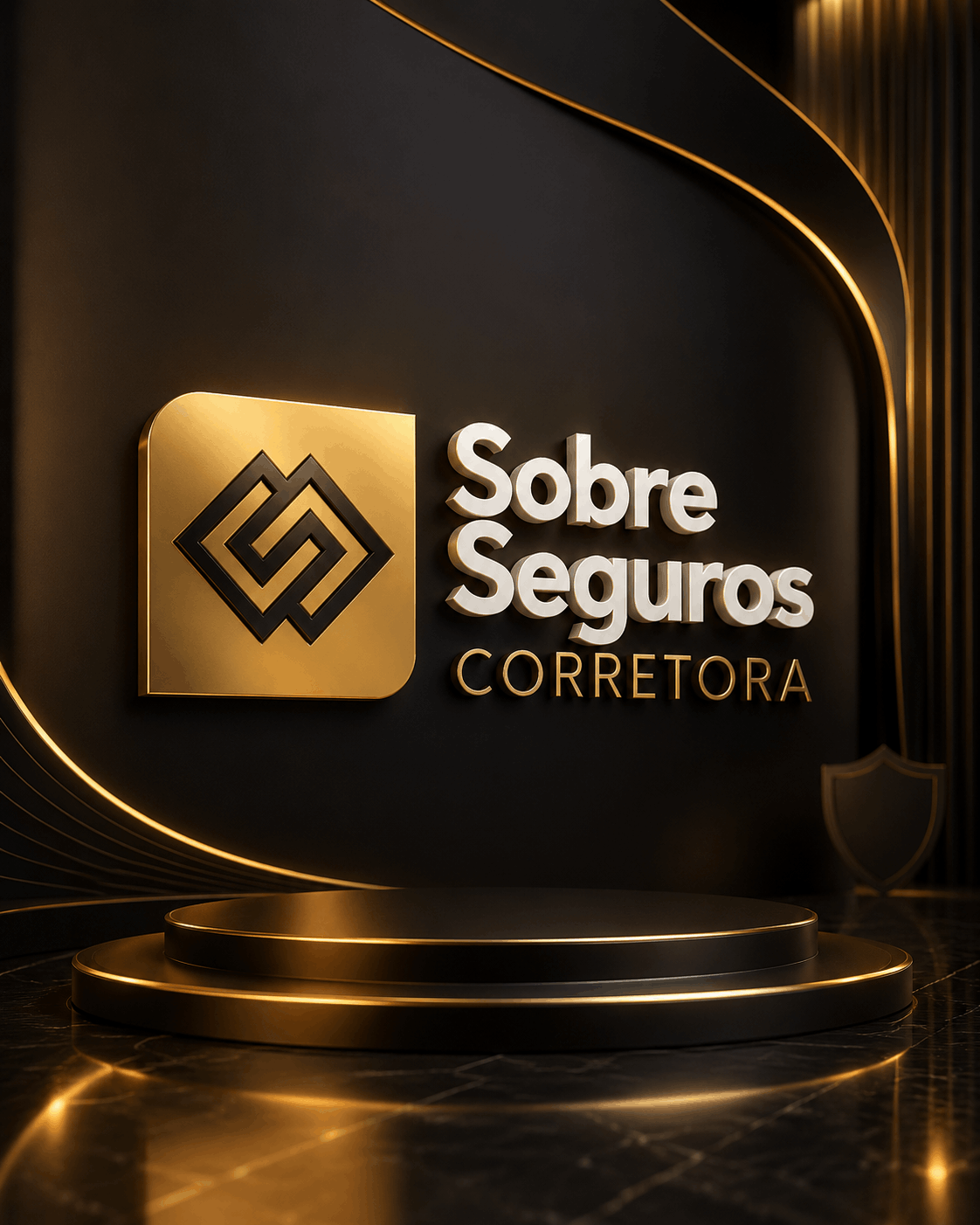 Consultora de seguros em atendimento